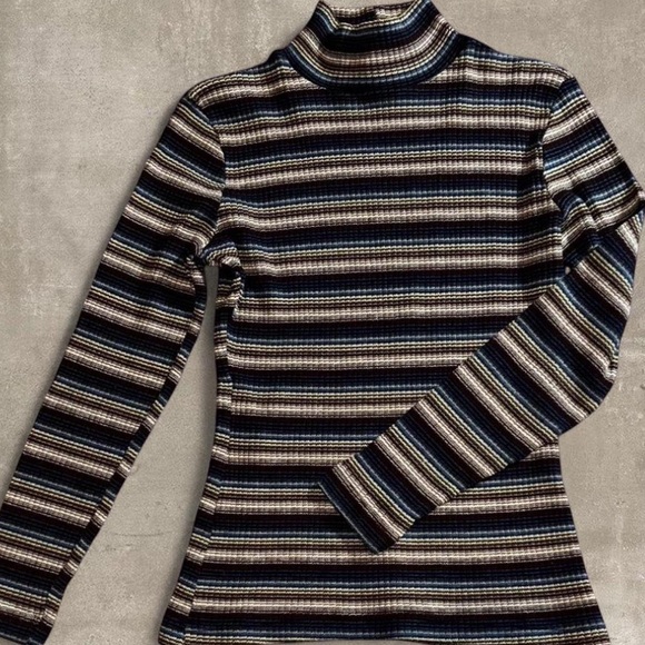 The Limited Multicolor Striped Turtleneck (S) - Picture 1 of 3